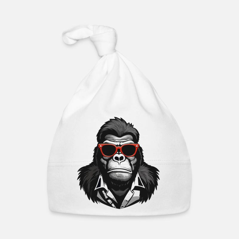 Gorilla, Affe, Primat Baby Bio-Mütze