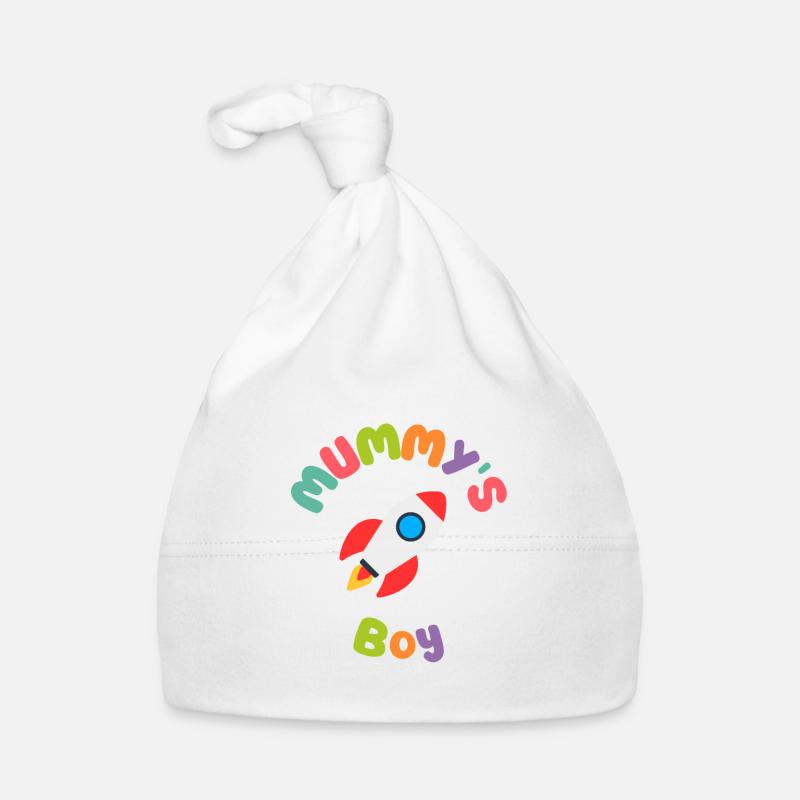 Maman garçon fusée Bonnet bio Bébé