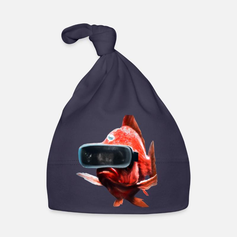 Fish_02 Organic Baby Cap