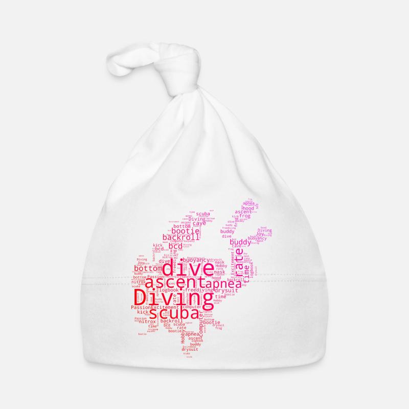 Diver Diving Diver Women Scuba Diver Organic Baby Cap