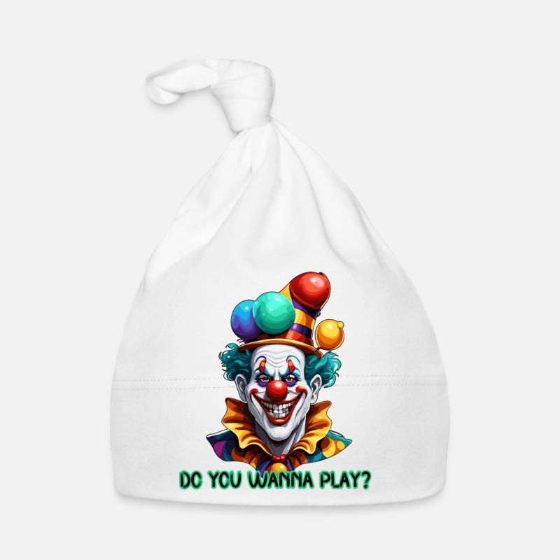 Clown / Cirque / Carnaval / Carnaval / Ludique Bonnet bio Bébé