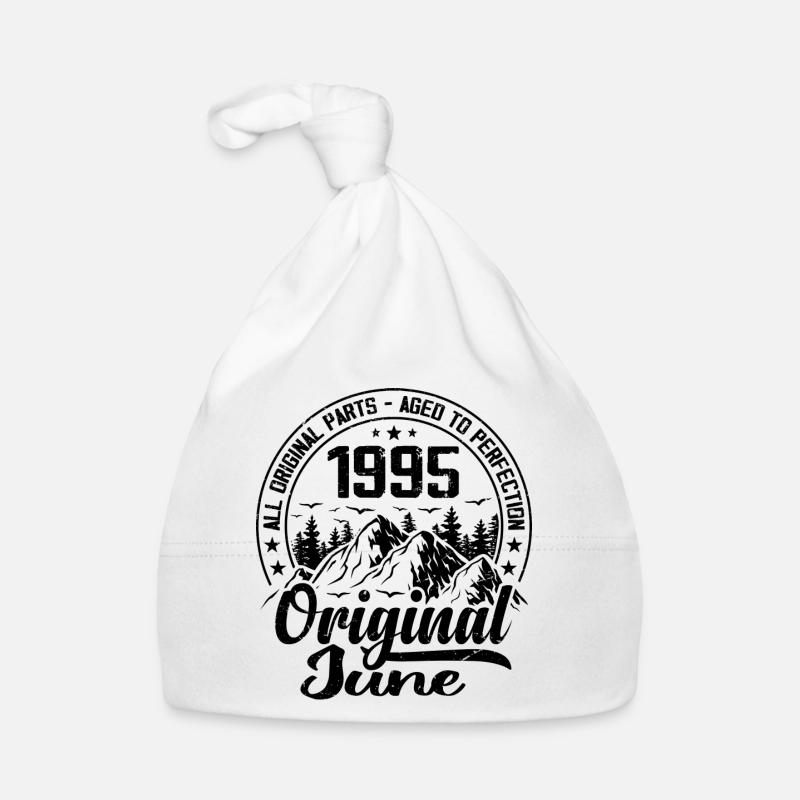 1995 June Original: 29 Year Old Birthday Gift Organic Baby Cap