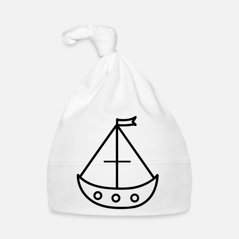 Pirate ship Organic Baby Cap