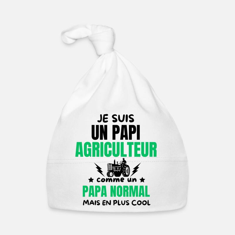 PAPI AGICULTEUR Bonnet bio Bébé