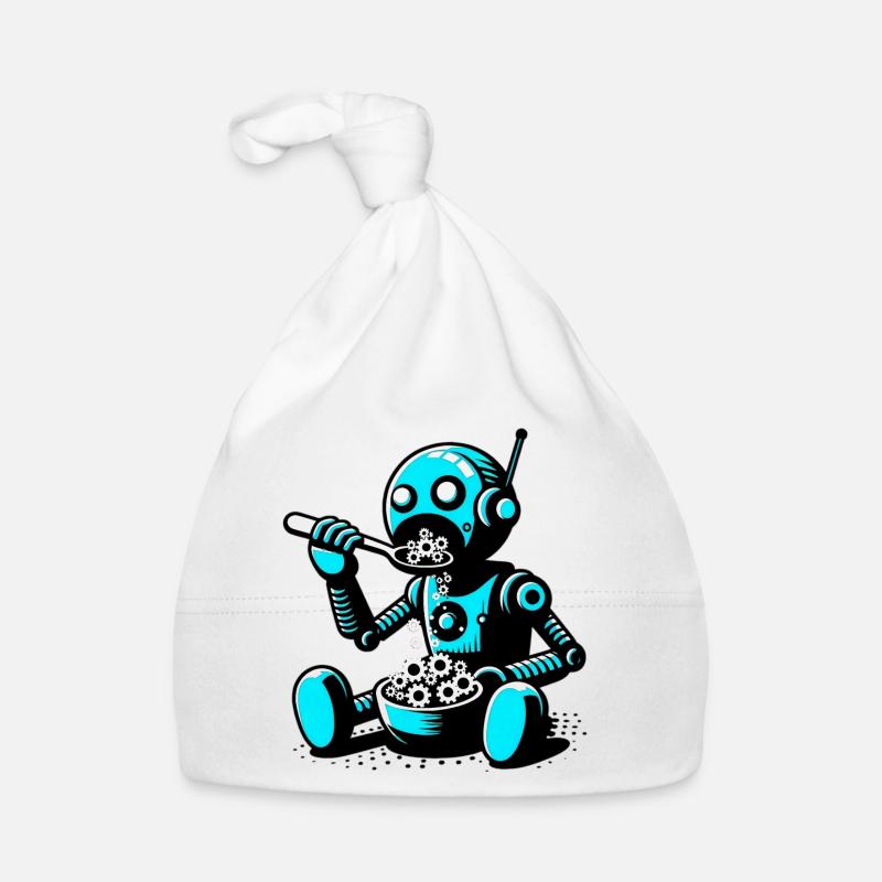 Martian Extraterrestrial Alien Robot Organic Baby Cap