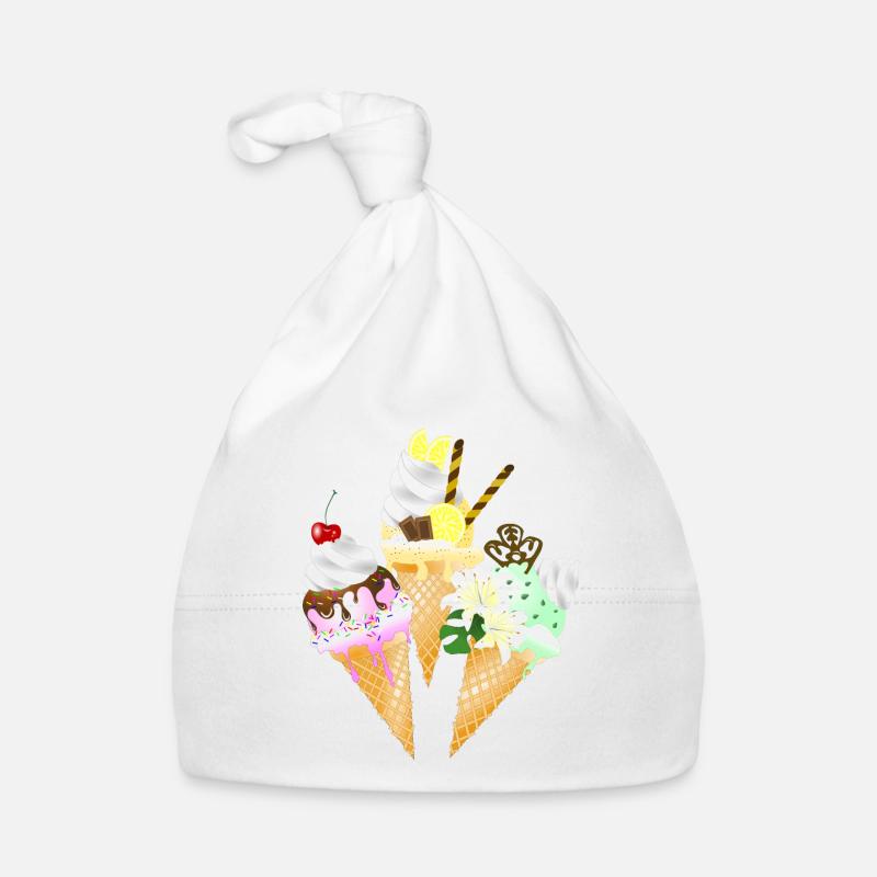 Ice cream cone Organic Baby Cap