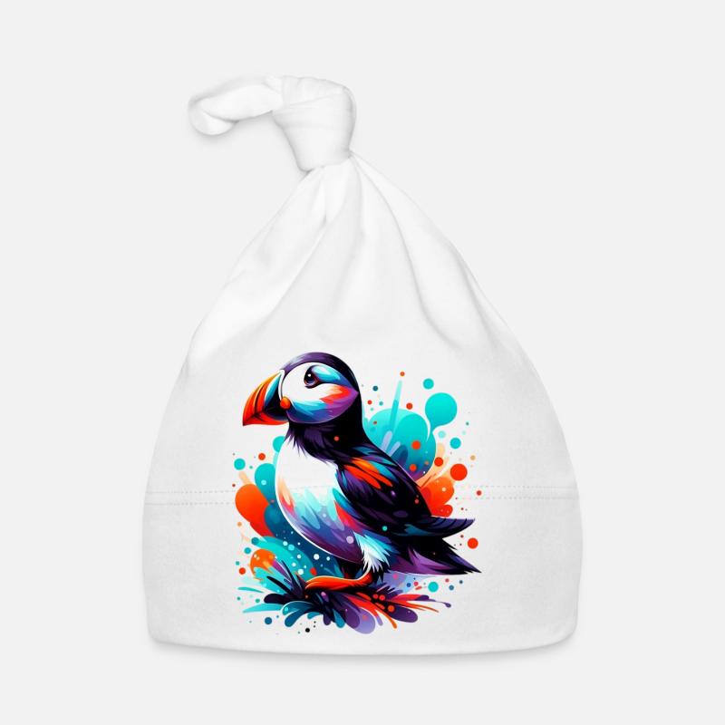 Macareux Bonnet bio Bébé