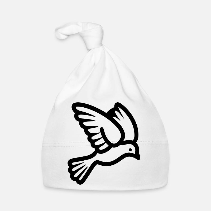 Colombe - Bonnet bio Bébé - blanc