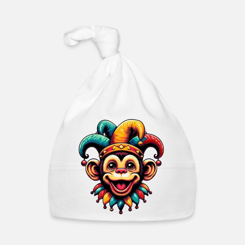 Singe Bouffon Bonnet bio Bébé