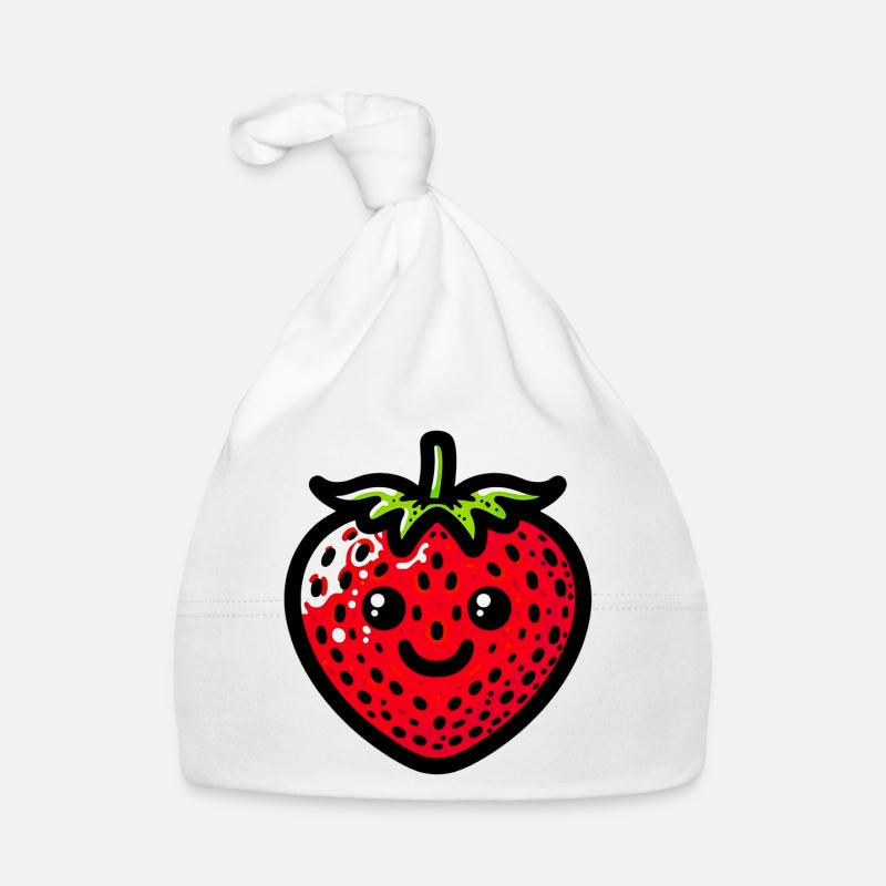 Erdbeeren Erdbeeren Baby Bio-Mütze