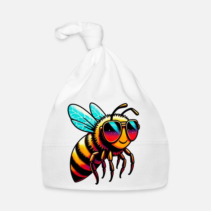 Bee Organic Baby Cap