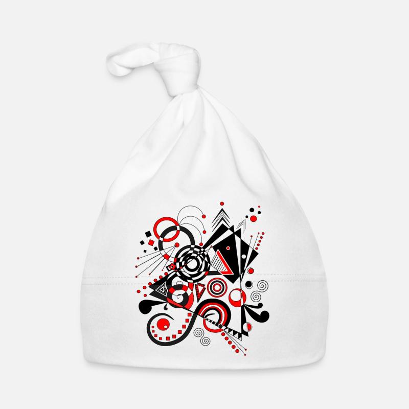 Abstrakte Kunst Baby Bio-Mütze