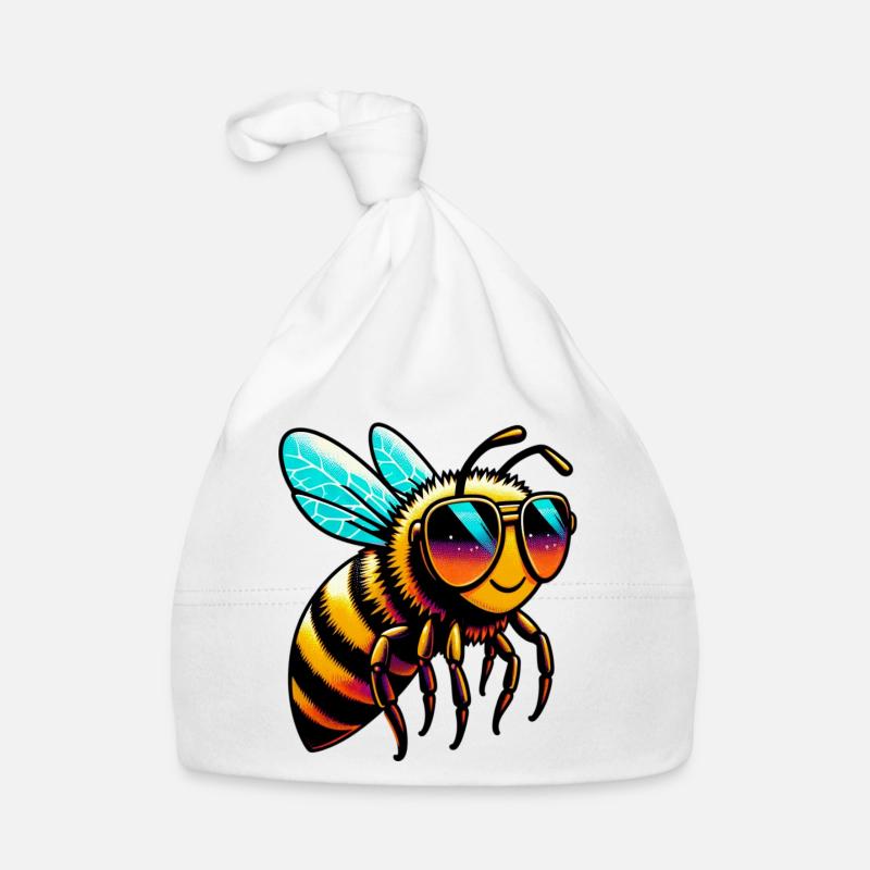 Bee Organic Baby Cap
