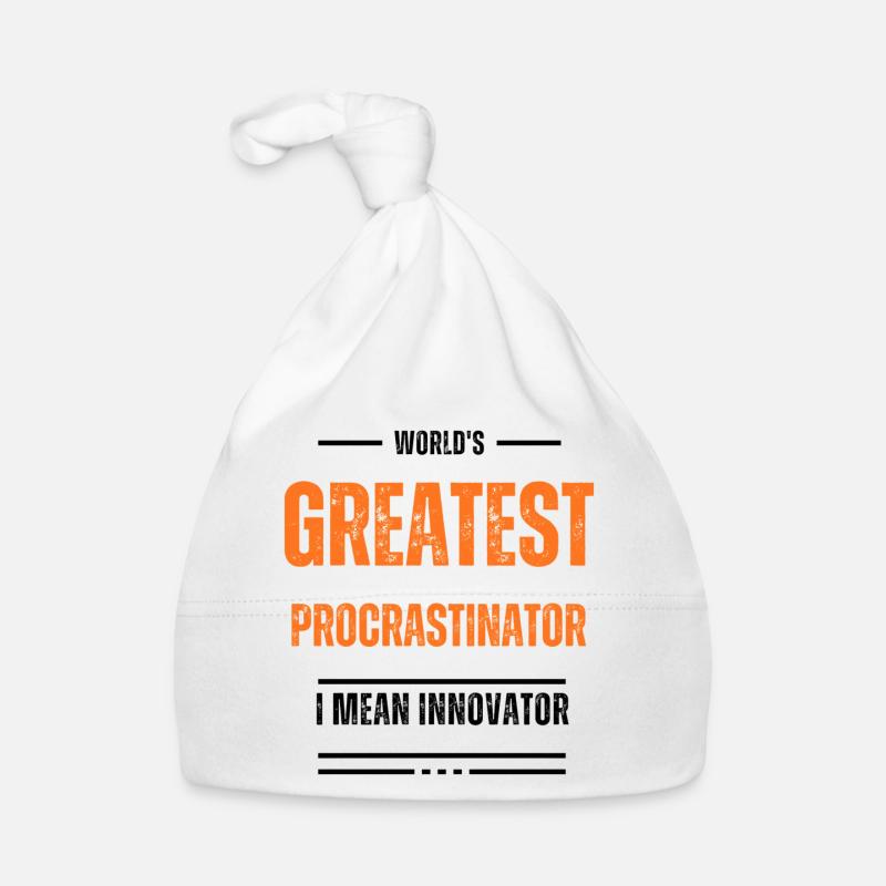 Le génie de la procrastination Bonnet bio Bébé