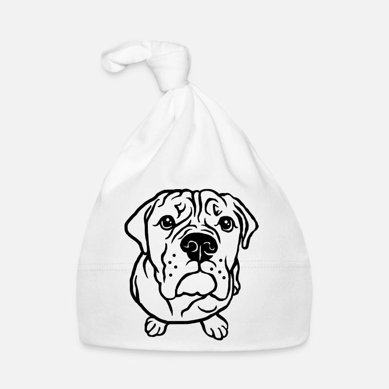 Bulldog bettelnd Baby Bio-Mütze