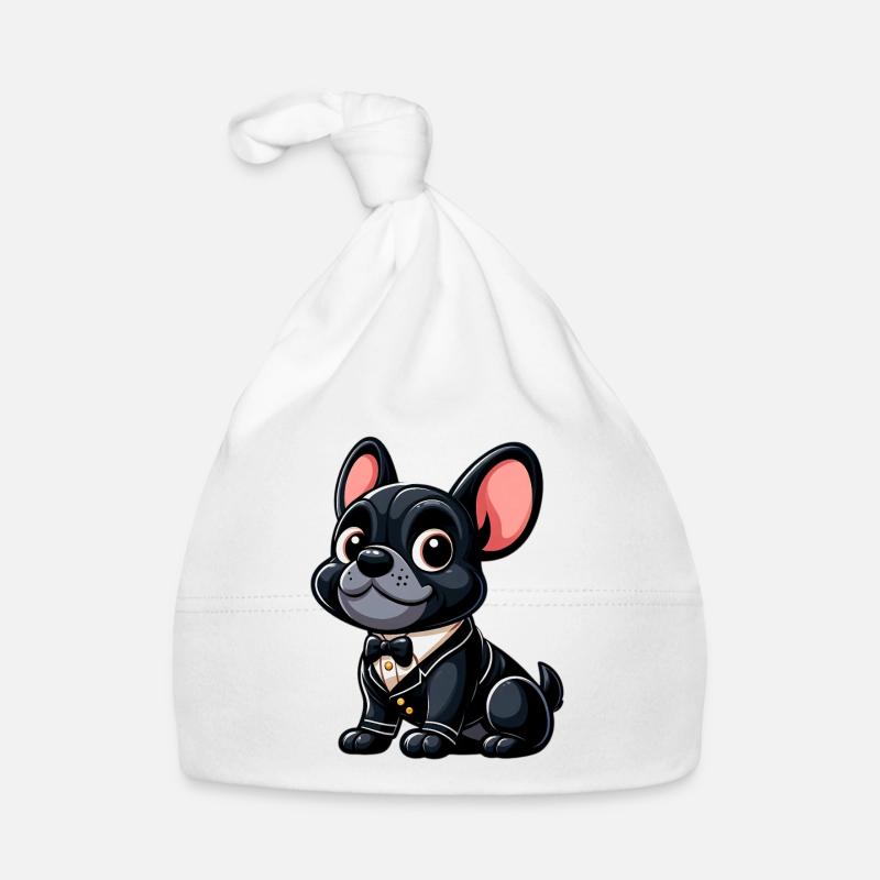 bouledogue français 5 Bonnet bio Bébé