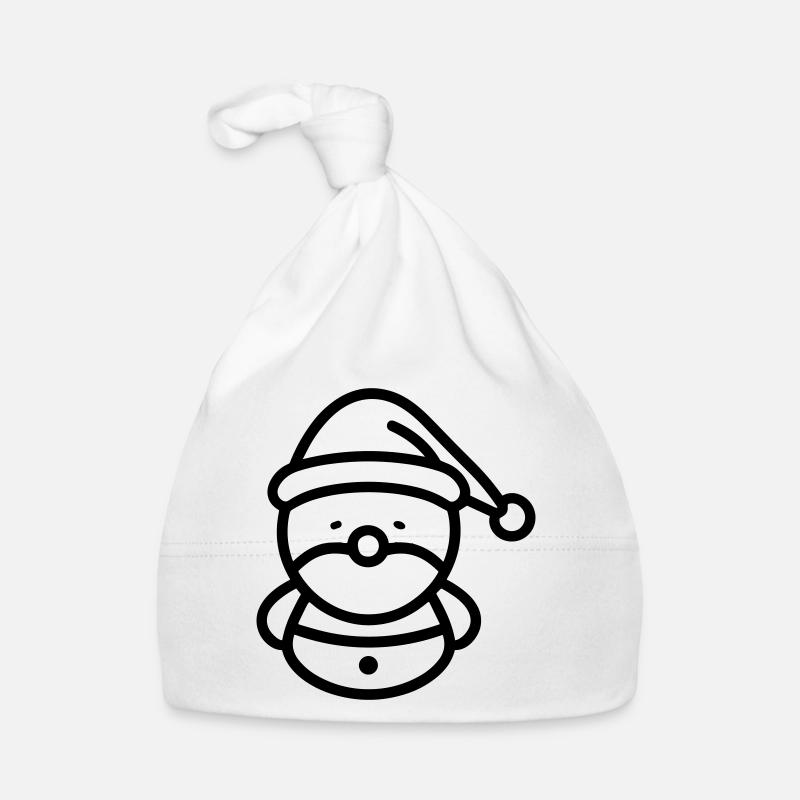Snowman Organic Baby Cap