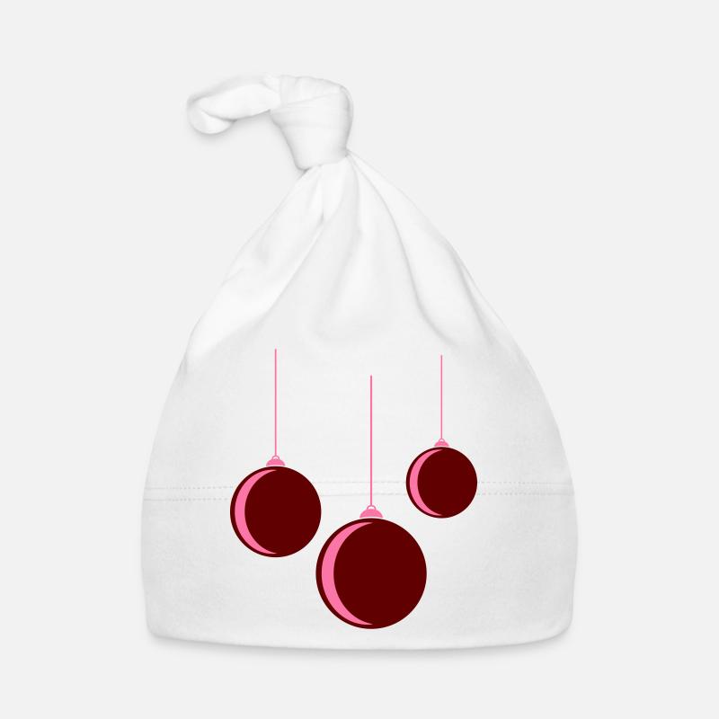 Weihnachtskugel 3 Baby Bio-Mütze