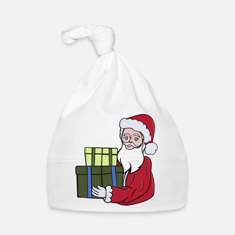 Les cadeaux du Père Noël pour vous Bonnet bio Bébé