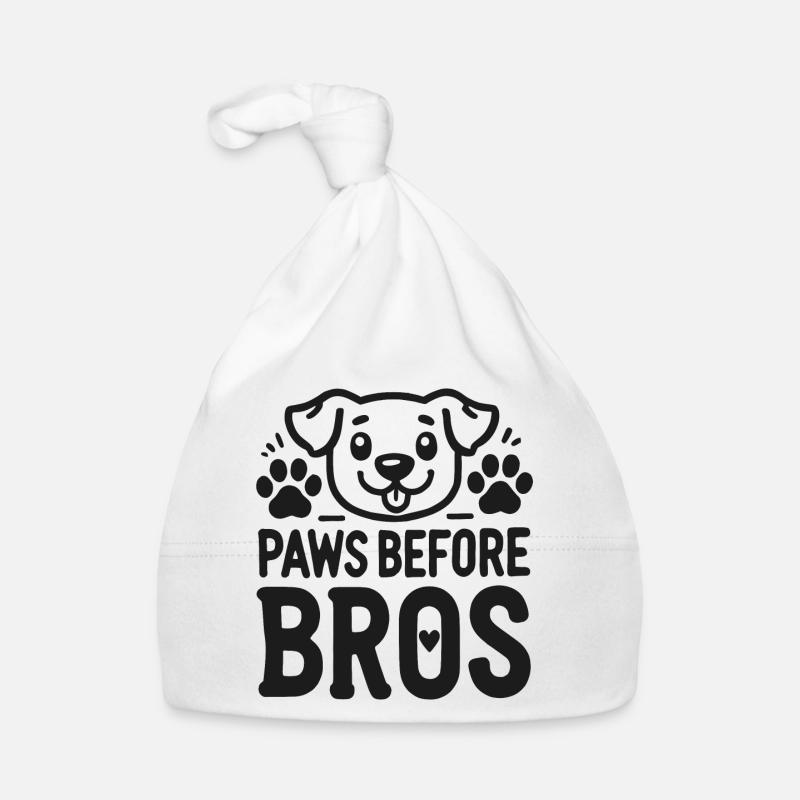 Paws Before Bros Organic Baby Cap