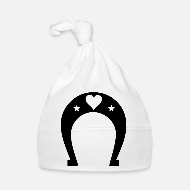 hoefijzer hart Bio-muts voor baby's