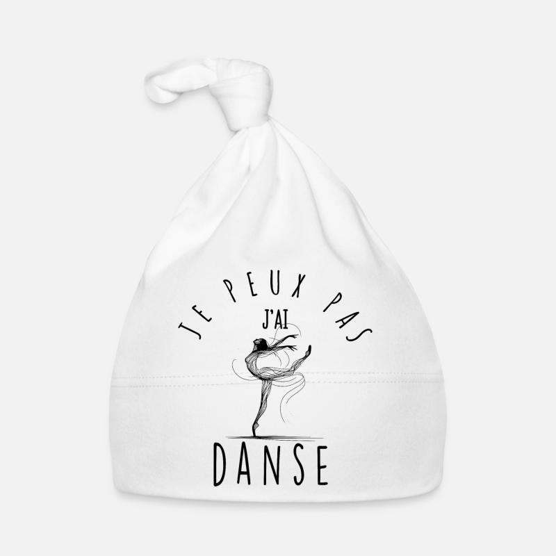 I can't, I danced. Organic Baby Cap