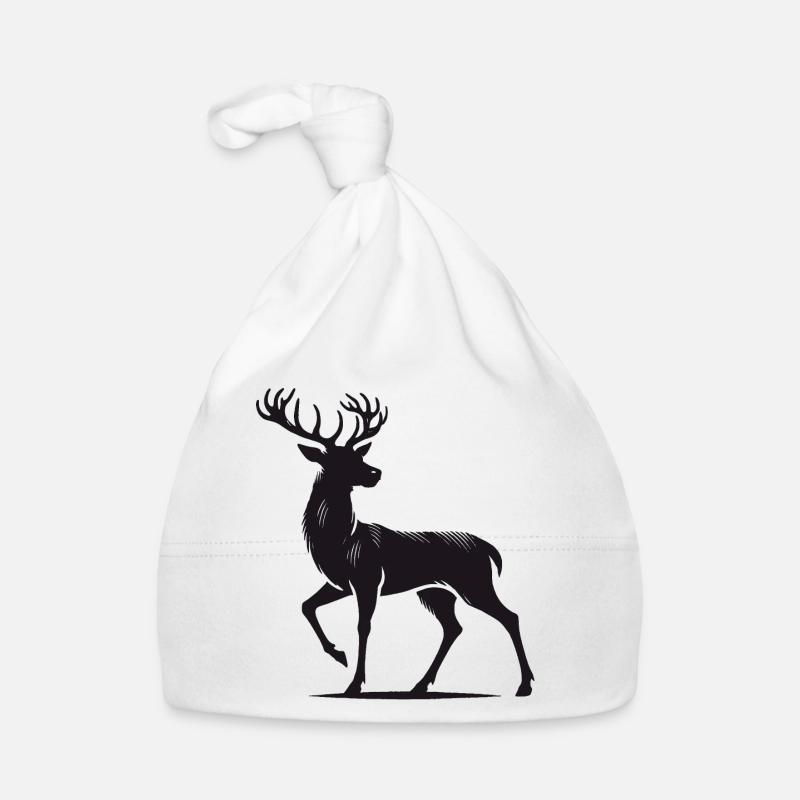 Sublime deer in silhouette style Organic Baby Cap