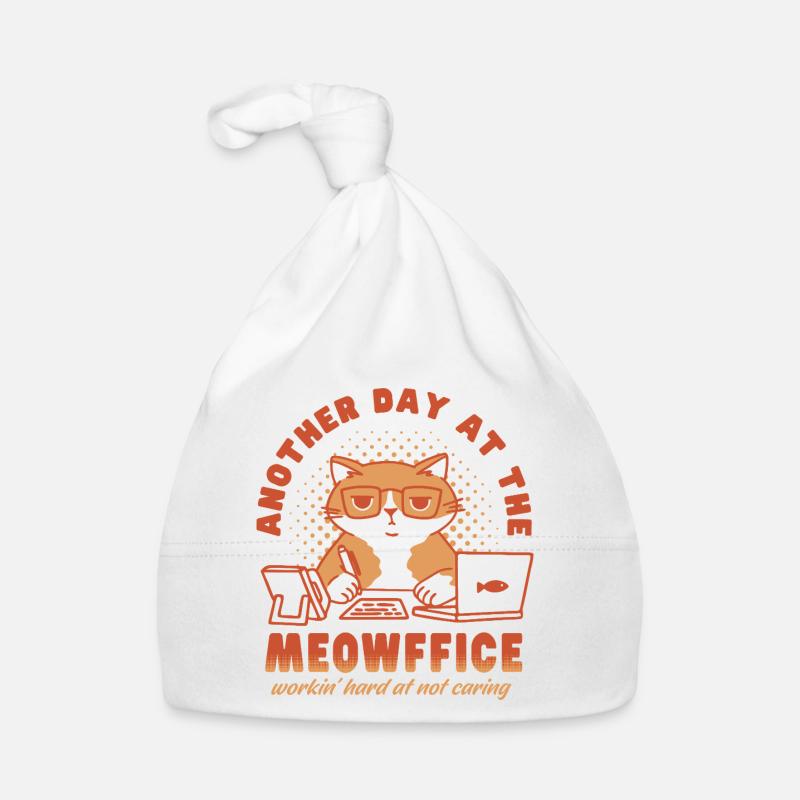 Ein weiterer Tag im Meowffice Baby Bio-Mütze