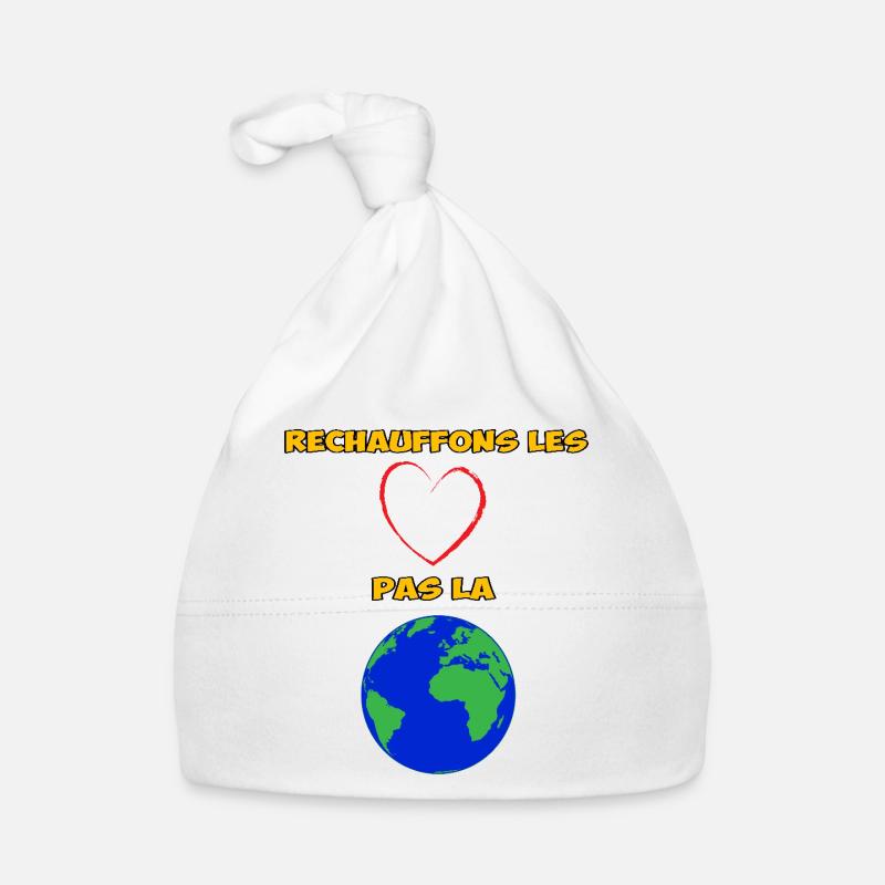 Let's warm hearts Organic Baby Cap