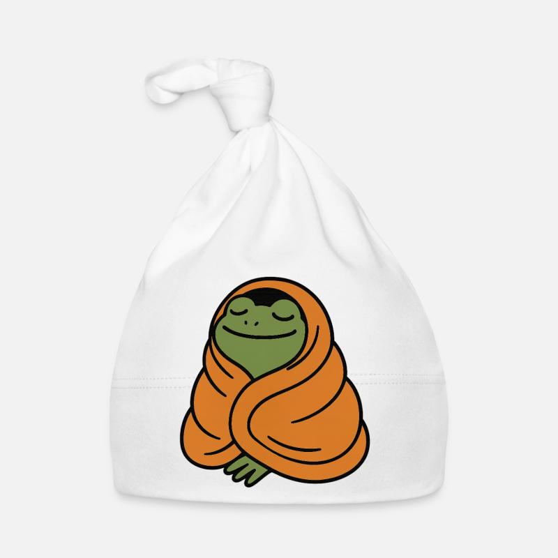 Grenouille douillette Bonnet bio Bébé
