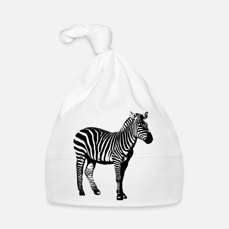 Zebra Organic Baby Cap