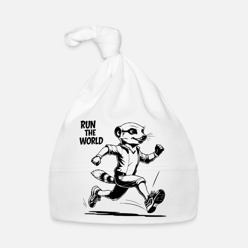 Meerkat, en course Bonnet bio Bébé