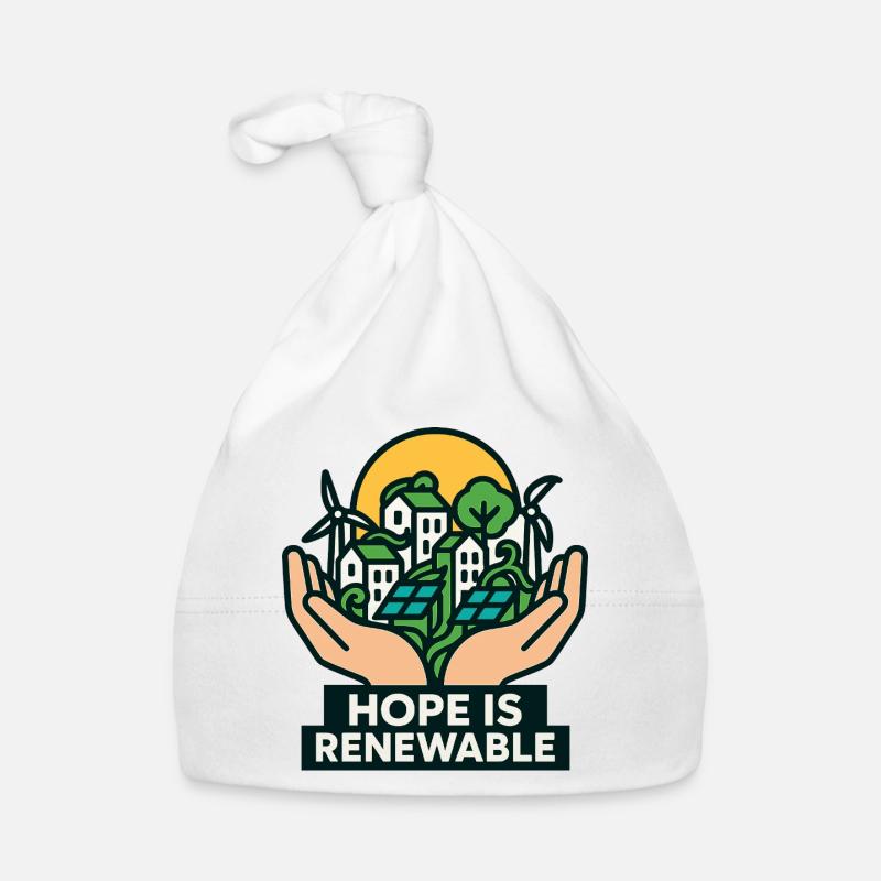 Hope is renewable Organic Baby Cap