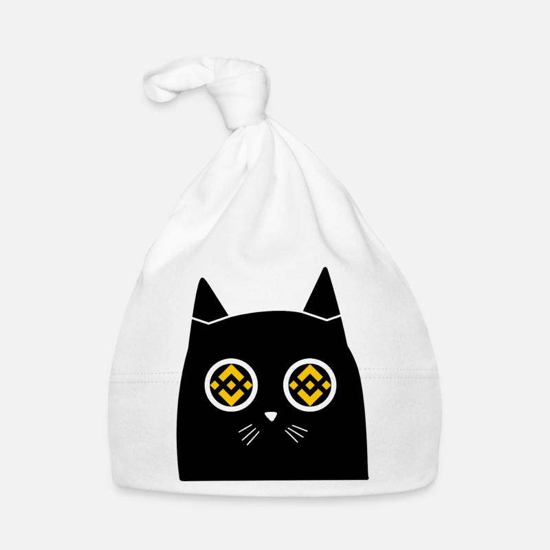 Kryptische Katze Digitale Illustration Baby Bio-Mütze