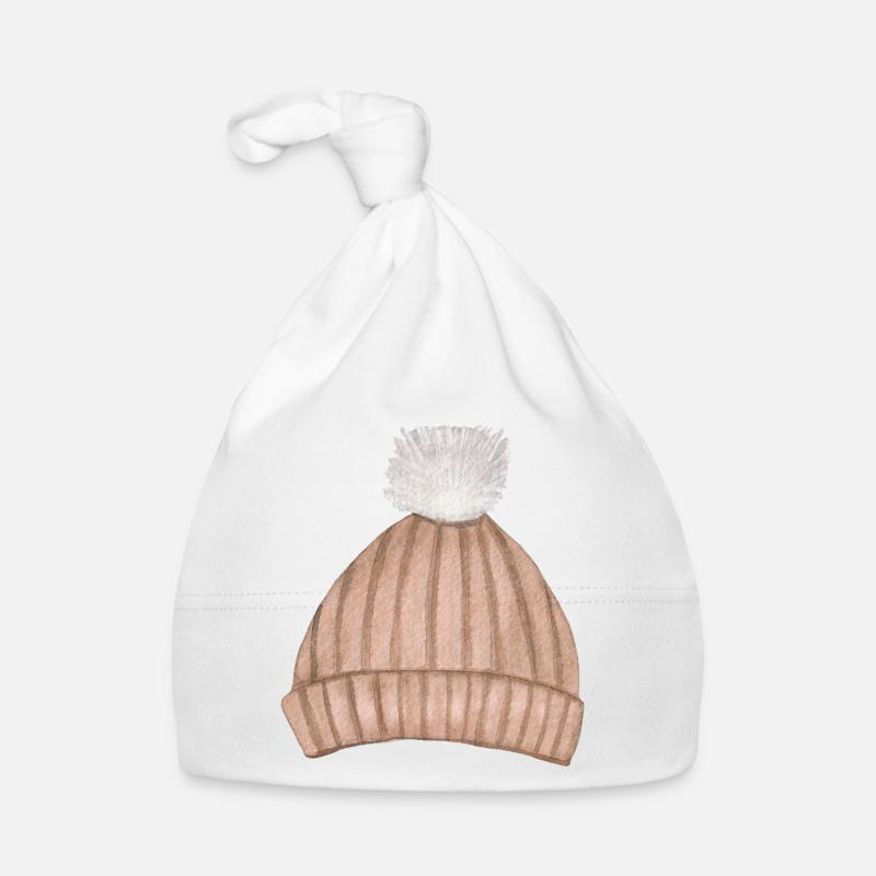 Beanie Cap Winter Beanie Knit Hat Bobble Hat Organic Baby Cap