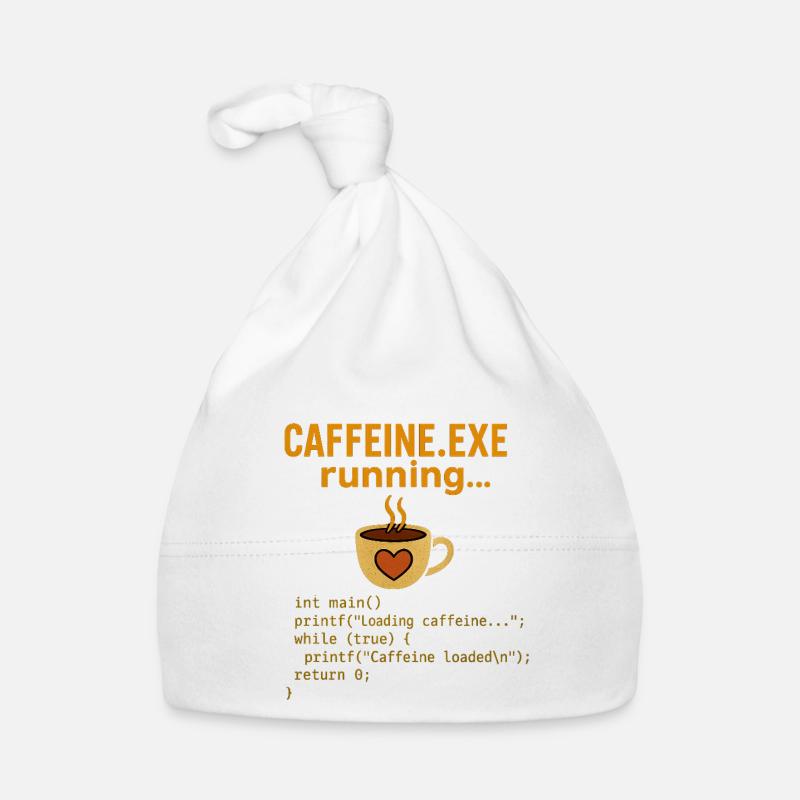 Caffeine.exe course à pied Bonnet bio Bébé