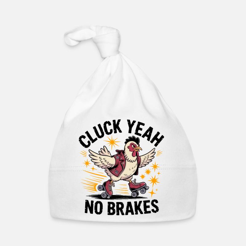 Winged Roller Derby Chick Organic Baby Cap