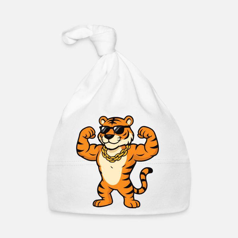 Tiger Lunettes de soleil Bodybuilder Bonnet bio Bébé