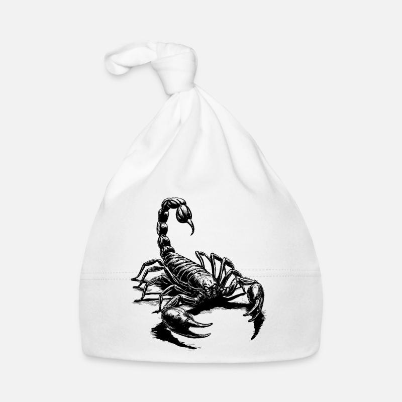 Noir Scorpion Bonnet bio Bébé