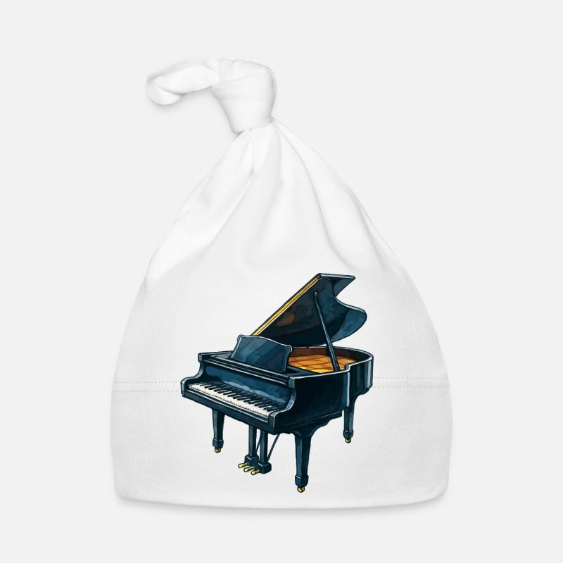 Piano à queue de concert bleu Bonnet bio Bébé