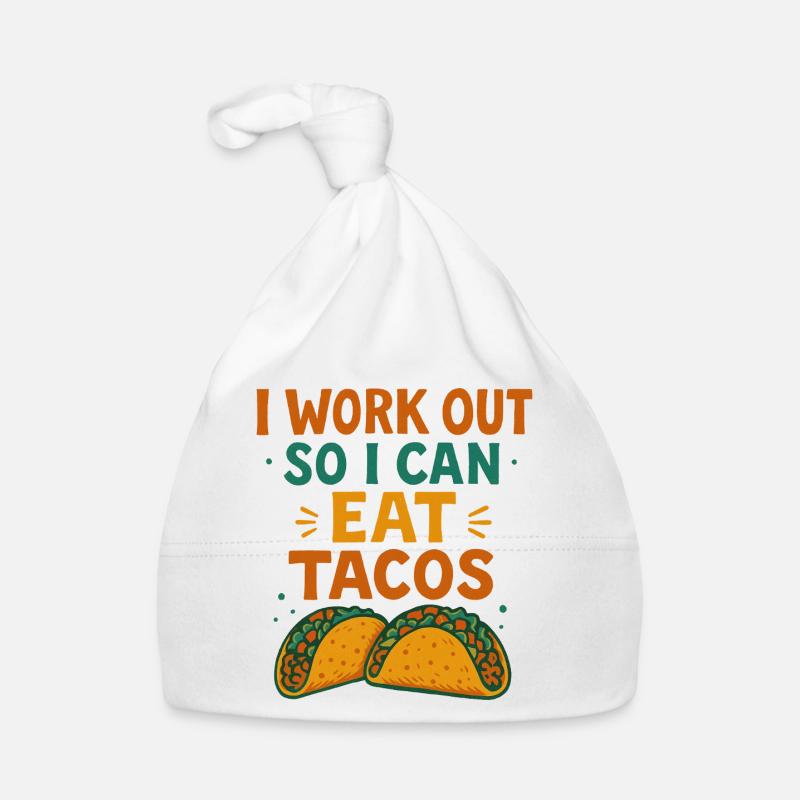 Tacos Fueled Workout Tee Organic Baby Cap