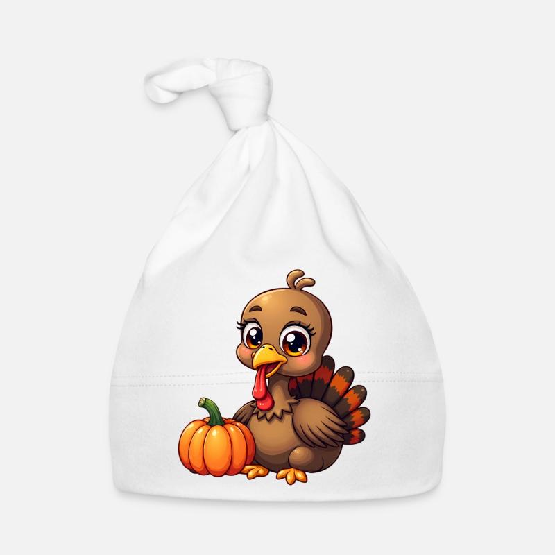 Bébé dinde de Thanksgiving Bonnet bio Bébé
