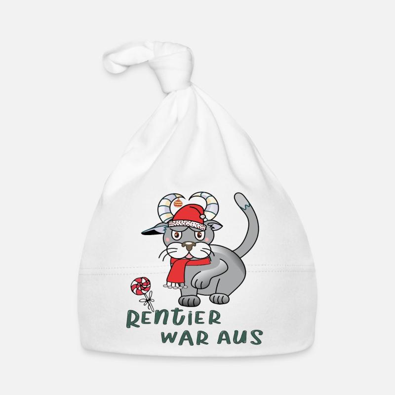 Rentier war aus Baby Bio-Mütze