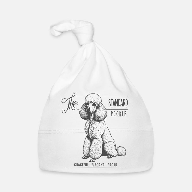 Standard Poodle Elegance and Pride Organic Baby Cap