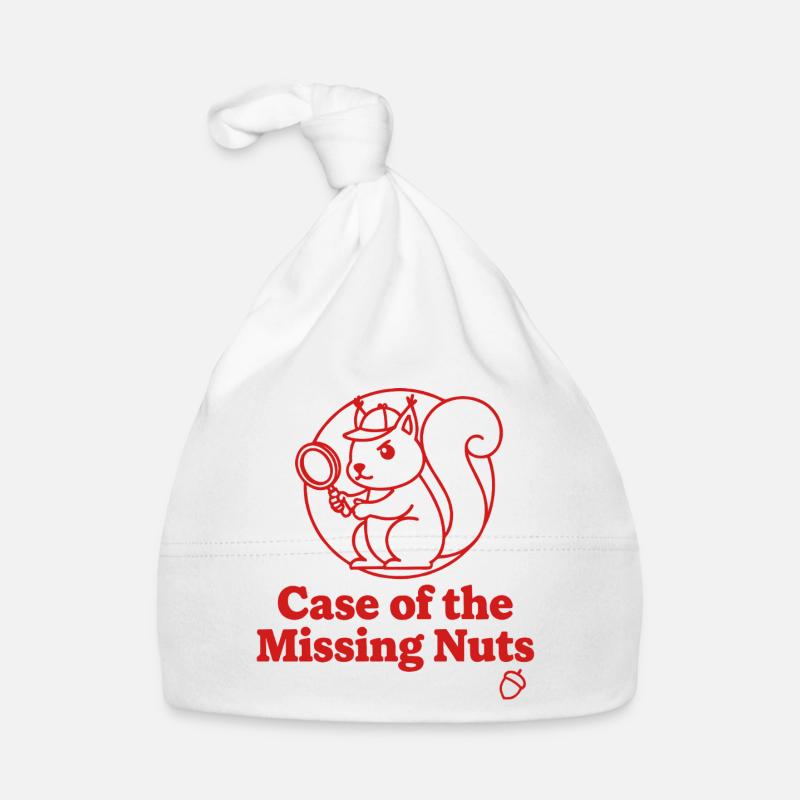 Case of the Missing Nuts Squirrel Baby Bio-Mütze