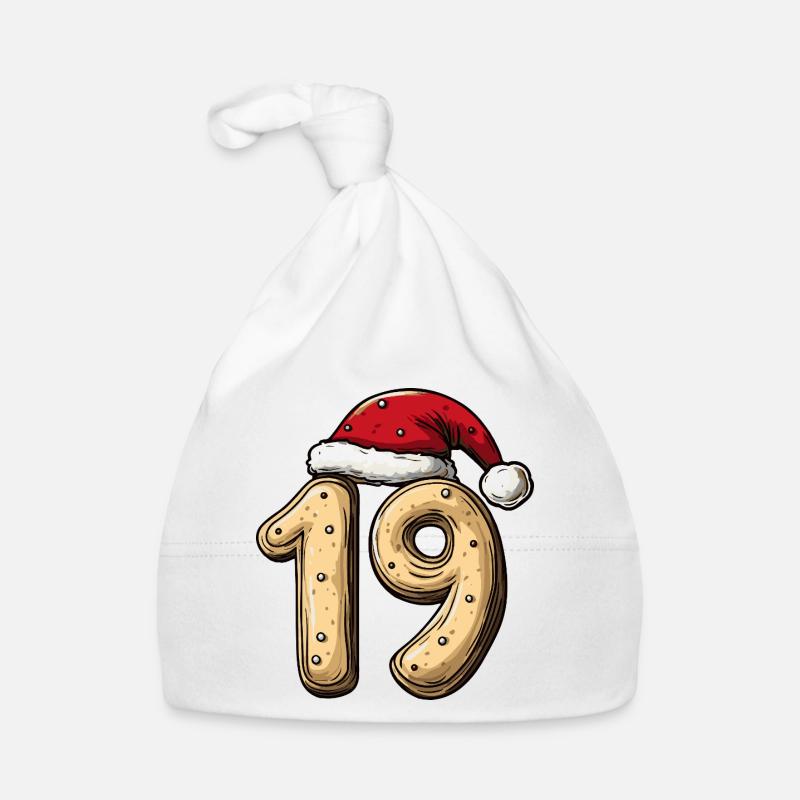 Biscuit de Noël à 19 chiffres Bonnet bio Bébé