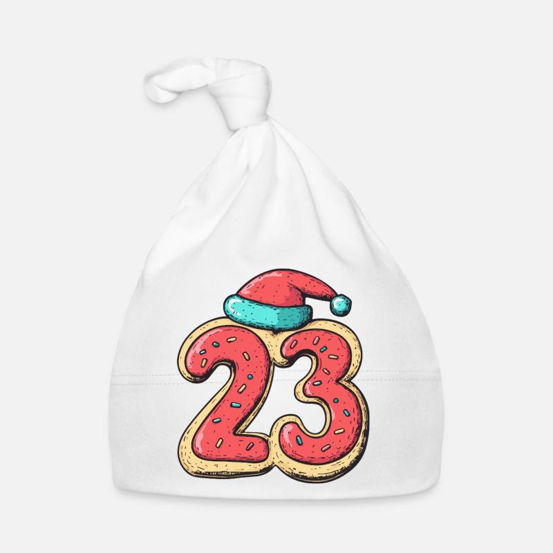 Biscuit de Noël à 23 chiffres Bonnet bio Bébé