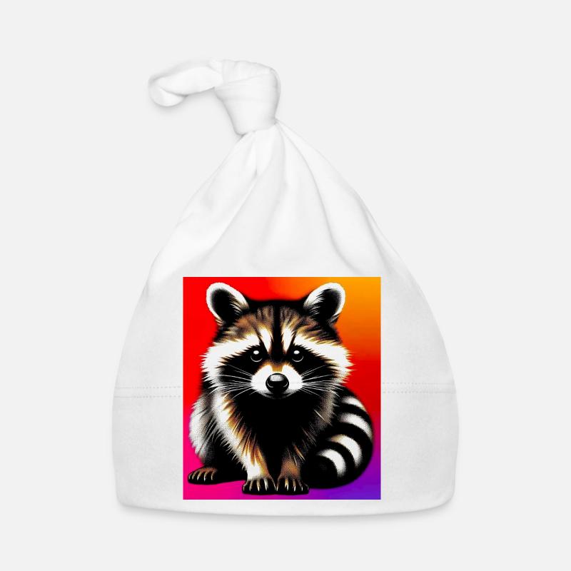 Raccoon Organic Baby Cap