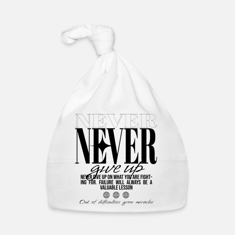 Never stop discovering Organic Baby Cap