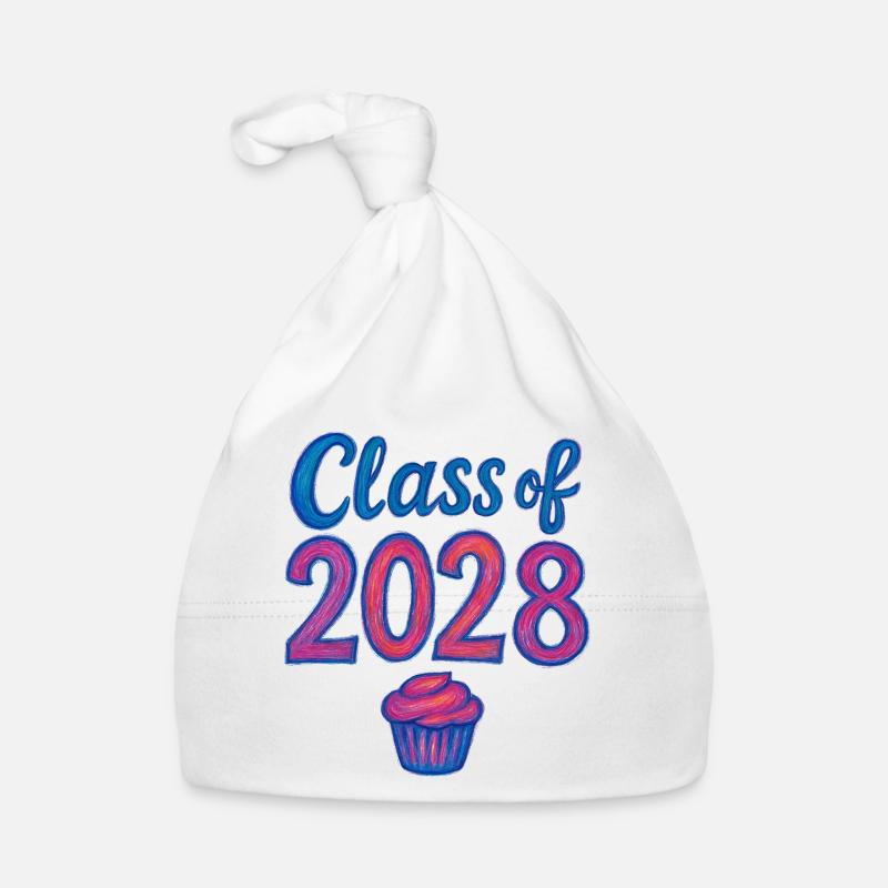 Gradient de la classe 2028 des cupcakes Bonnet bio Bébé